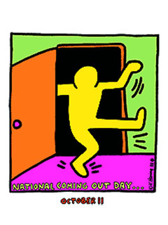 Drawing:Coming out day poster