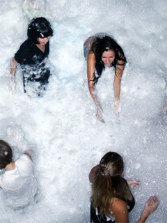 Photo:Girls in foam