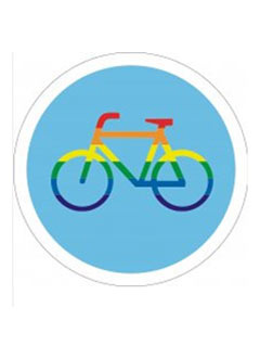 Picture:rainbow bike